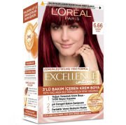 L'Oreal Paris Excellence Intense Saç Boyası 6.66 Yoğun Kızıl