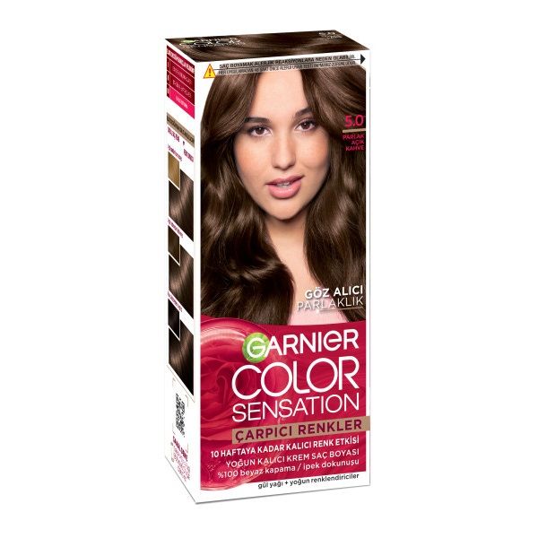 Garnier Çarpıcı Renkler Saç Boyası 5 - Parlak Açık Kahve