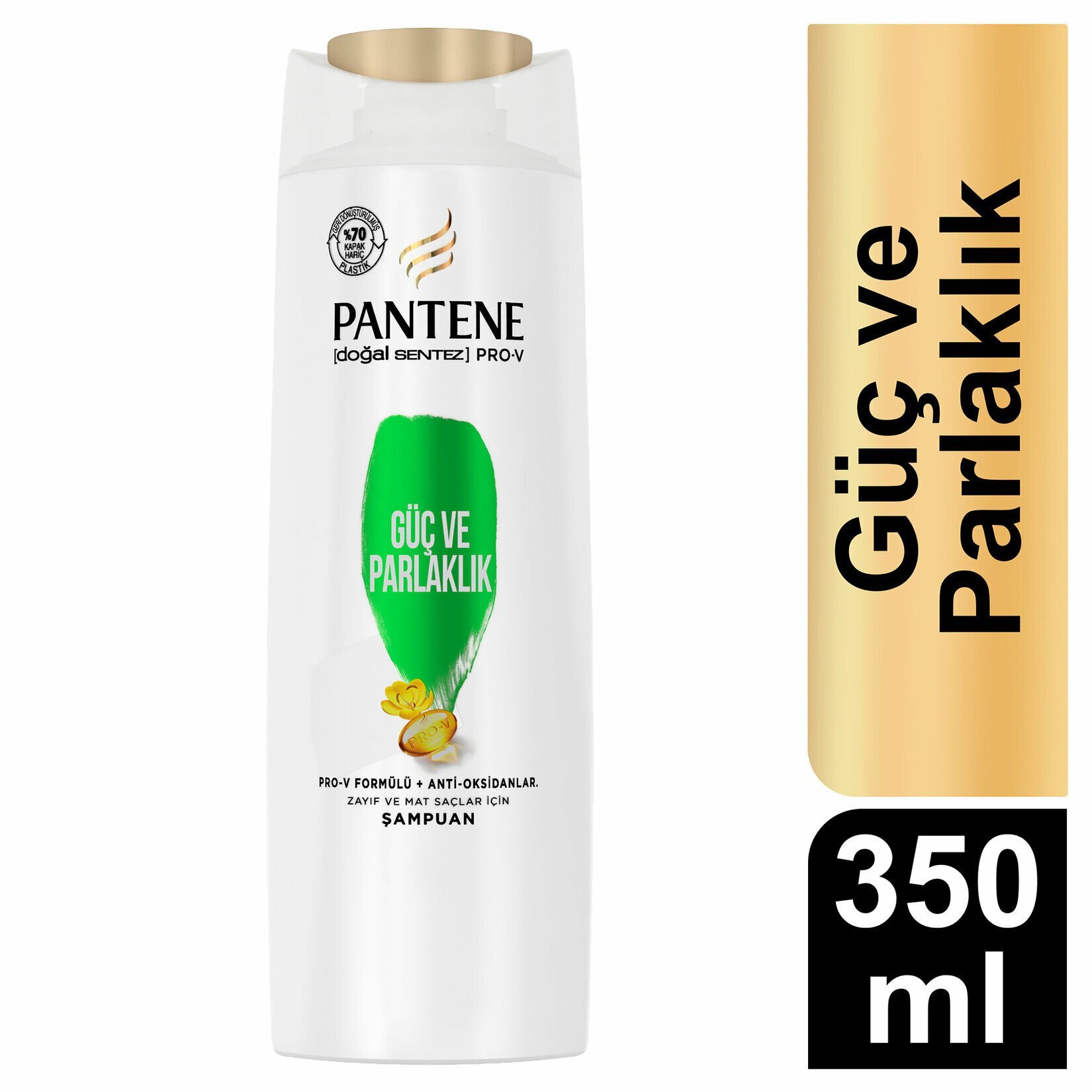 Pantene Doğal Sentez Güç ve Parlaklık Şampuan 350 ml