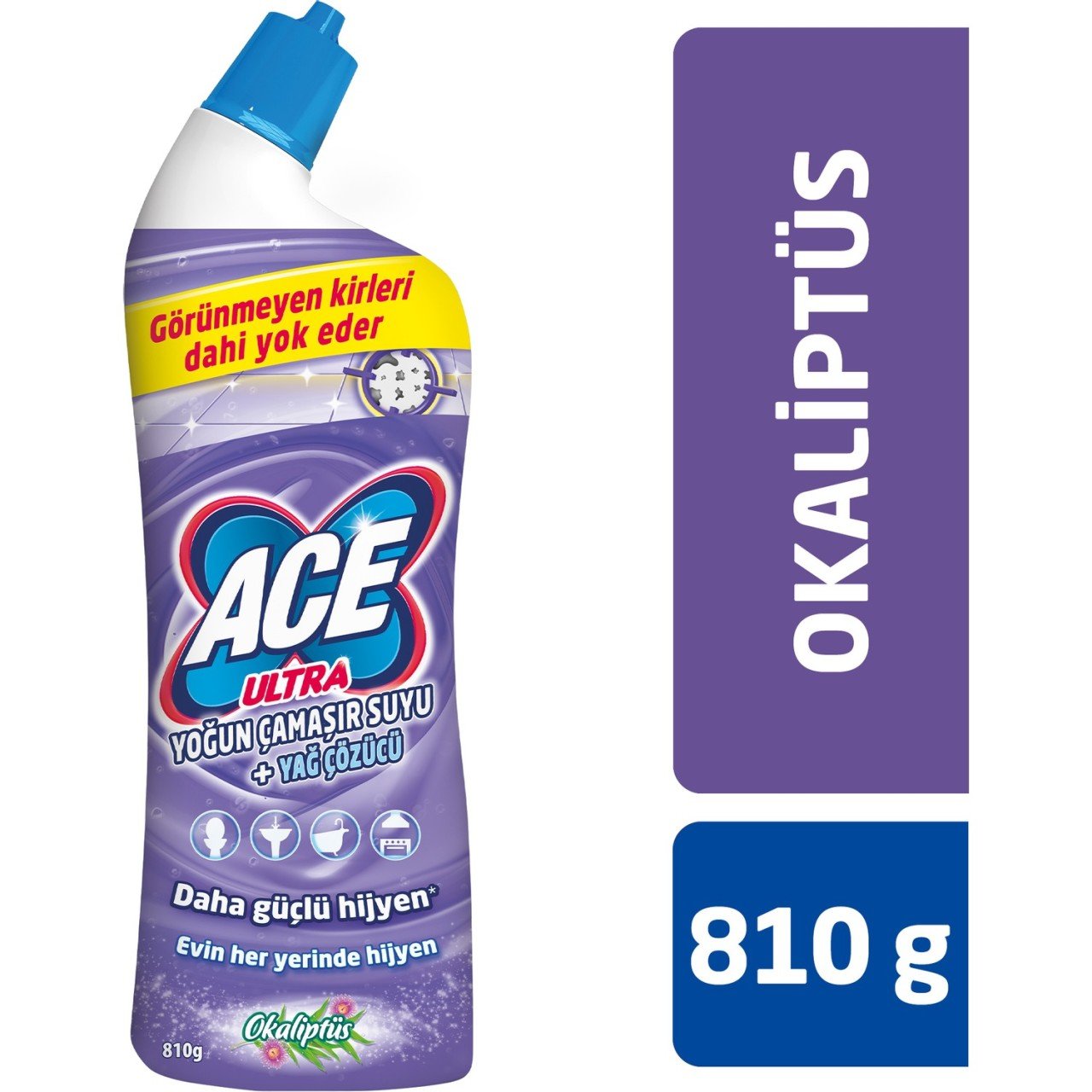 Ace Ultra Yoğun Kıvamlı Çamaşır Suyu Okaliptus 810 gr