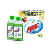 Marc Çamaşır Makinesi Temizleyici Limon Ferahlığı 2x250 ml