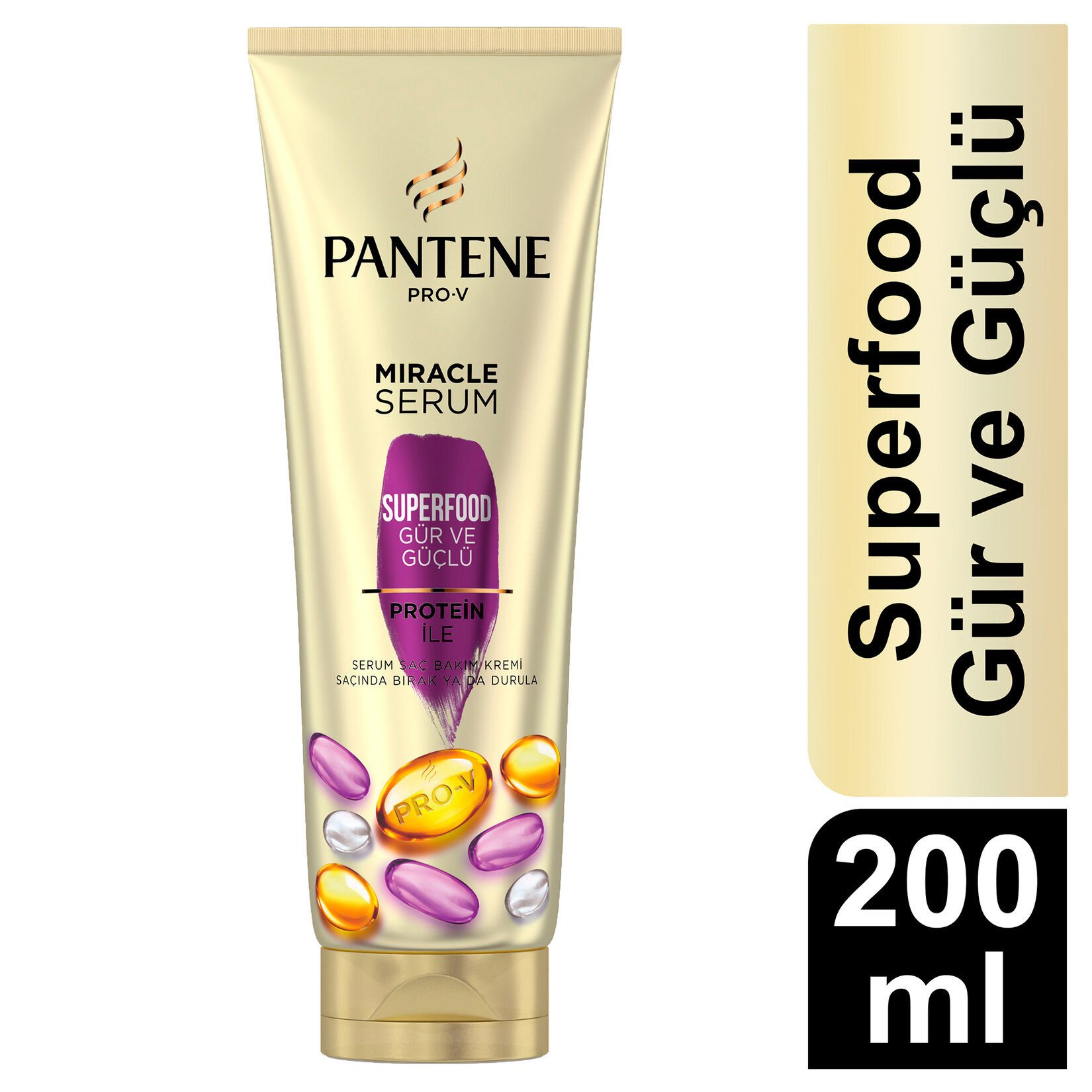 Pantene Miracle Superfood Gür ve Güçlü Serum 200 ml