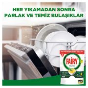 Fairy Hepsi Bir Arada 50 Yıkama Bulaşık Makinesi Deterjanı Kapsülü Limon Kokulu