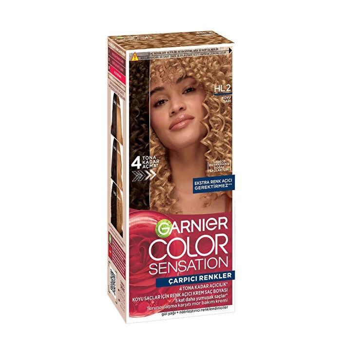 Garnier Color Sensation Saç Boyası HL2 Koyu Sarı