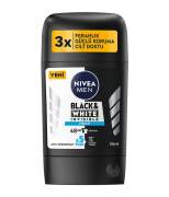 Nivea Men Erkek Stick Deodorant Black & White Invisible Fresh 48 Saat Anti-Perspirant Koruma 50 ml