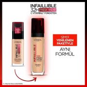 L’Oréal Paris Infaillible 32H Fresh Wear C Vitaminli Fondöten 130 True Beige