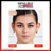 L’Oréal Paris Infaillible 32H Fresh Wear C Vitaminli Fondöten 145 Rose Beige