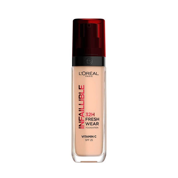 L’Oréal Paris Infaillible 32H Fresh Wear C Vitaminli Fondöten 145 Rose Beige
