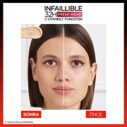 L’Oréal Paris Infaillible 32H Fresh Wear C Vitaminli Fondöten 125 Natural Beige