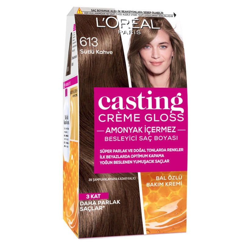 L'Oreal Paris Casting Creme Gloss Saç Boyası 613 Sütlü Kahve