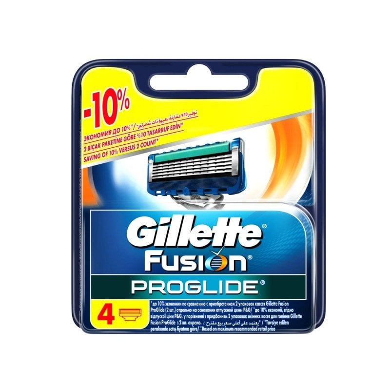 Gillette Fusion ProGlide Yedek Tıraş Bıçağı 4'lü