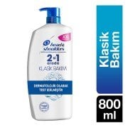 Head & Shoulders Şampuan 2'si 1 Arada Klasik Bakım 800 ml