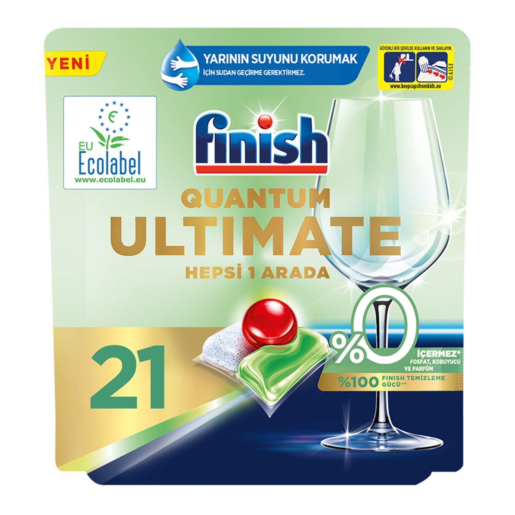 Finish Quantum Ultimate %0 21 Tablet 267 gr