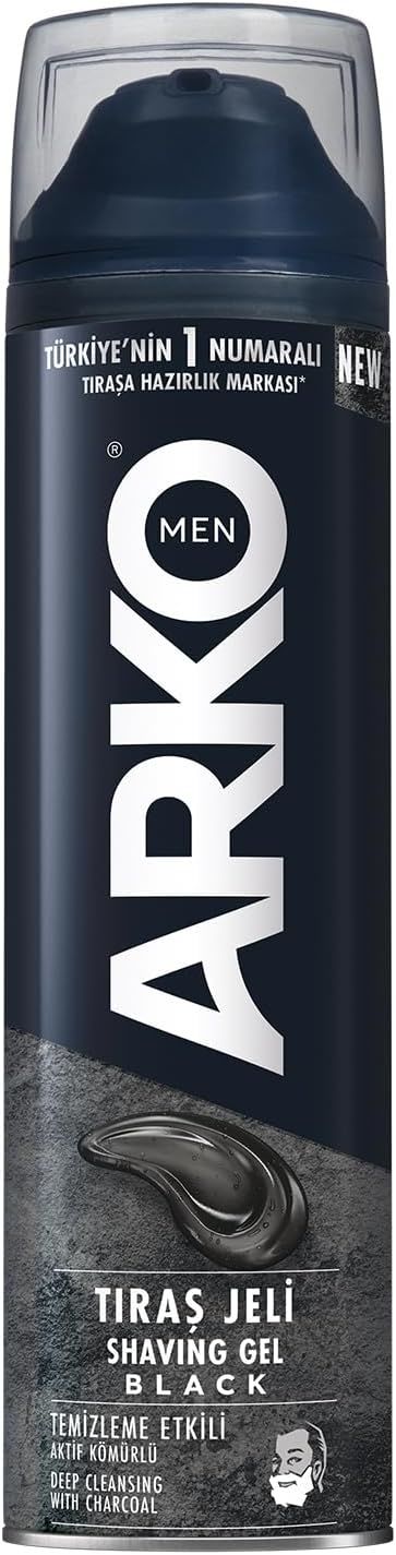 Arko Men Black Tıraş Jeli  Aktif Kömürlü 200 ml