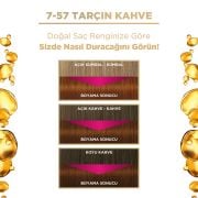 Palette Deluxe Saç Boyası Yoğun Renkler 7-57 - Tarçın Kahve