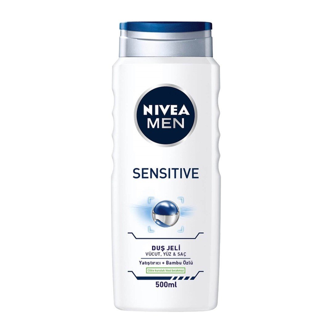 Nivea Men Sensitive Yatıştırıcı ve Bambu Özlü Duş Jeli 500 ml