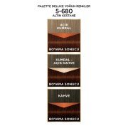 Palette Deluxe Saç Boyası Yoğun Renkler 5-680 - Altın Kestane