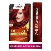 Palette Deluxe Saç Boyası Yoğun Renkler 7-887 - Ateş Kızılı