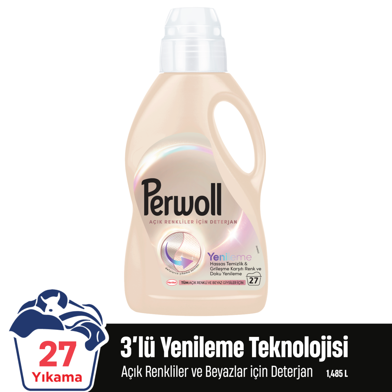 Perwoll Açık Renkliler Sıvı Bakım Deterjan 1.485 L