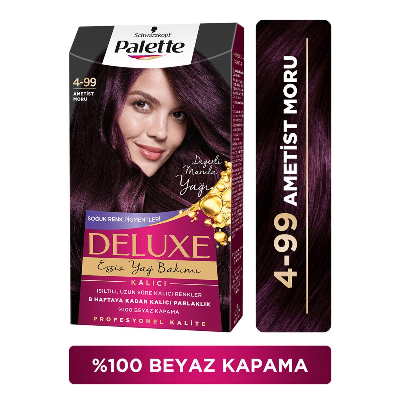 Palette Deluxe Saç Boyası 4-99 - Ametist Moru