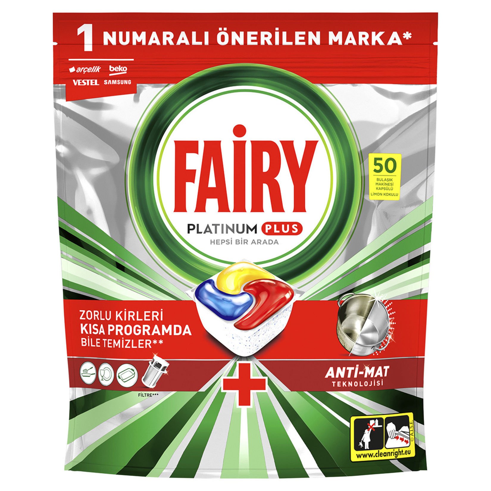 Product Image Product Image Fairy Platinum Plus Tablet 50'li 776 G
