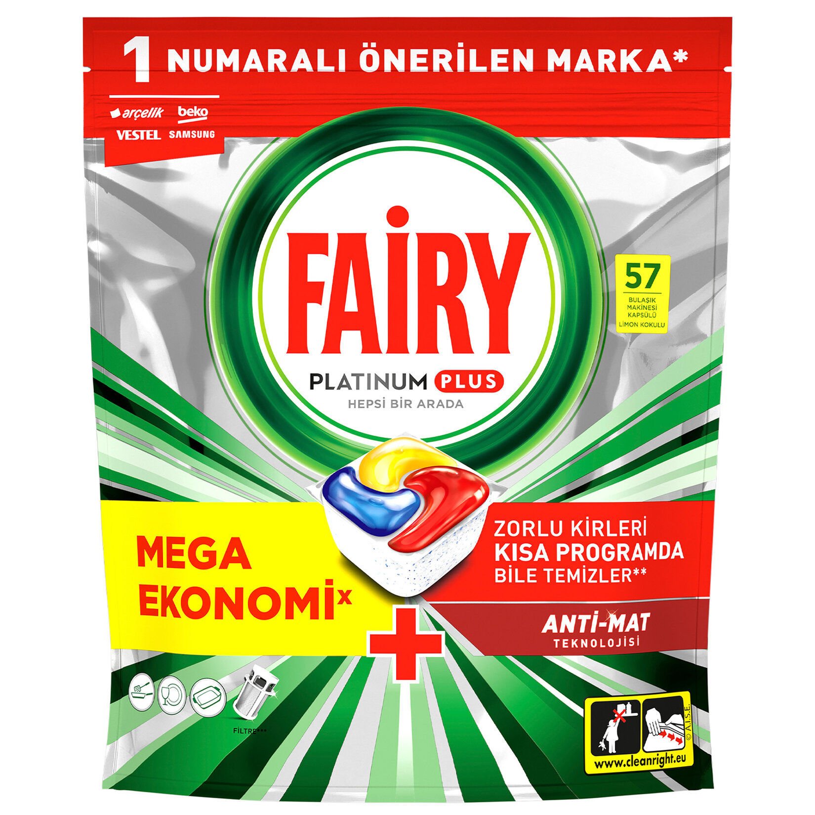 Fairy Platinum Plus Tablet 57'li 884G