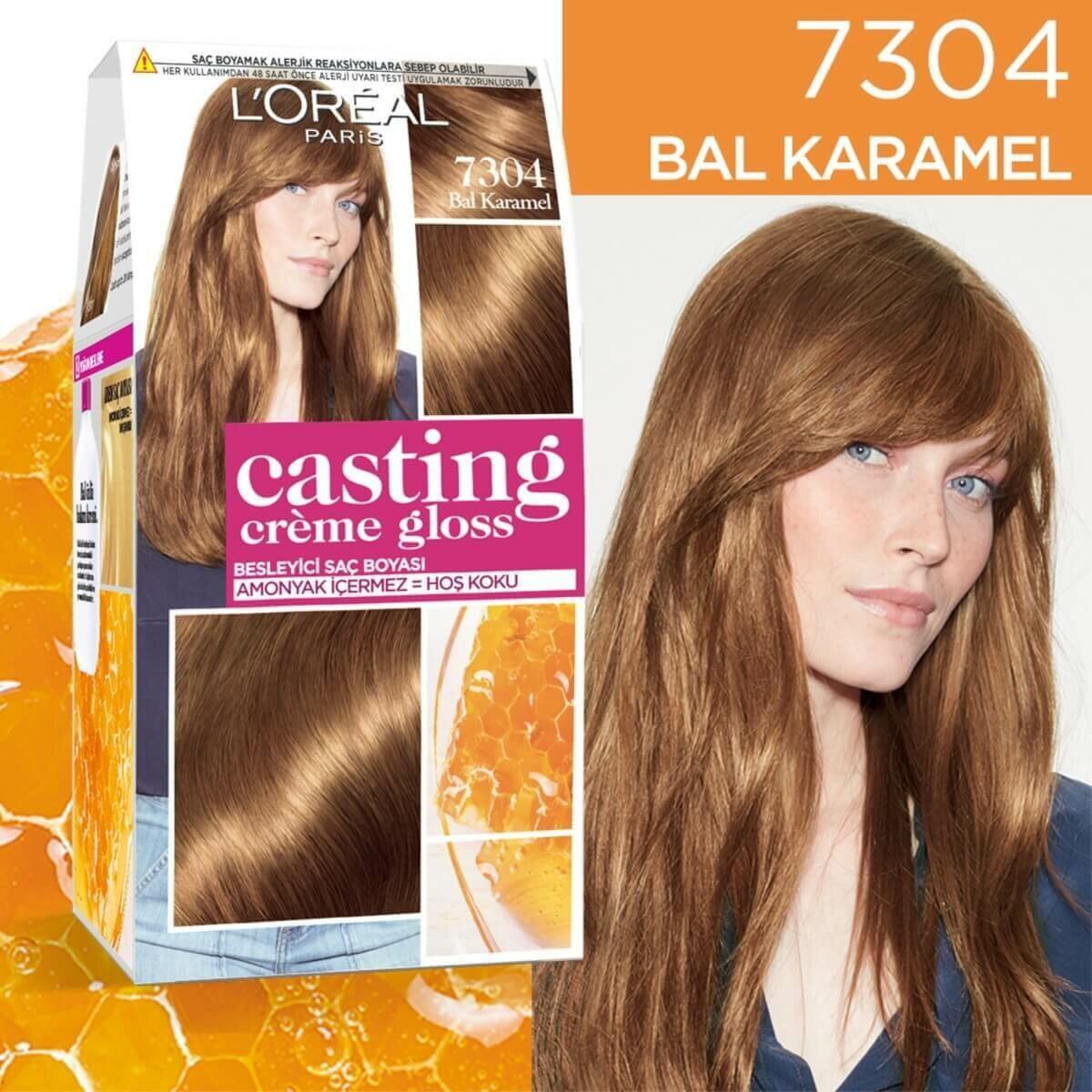 L'oreal Paris Casting Creme Gloss Saç Boyası 7304 Bal Karamel