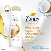 Dove Ultra Care Saç Bakım Şampuanı Güçlendirici Bakım Hindistan Cevizi Yağı 400 ml