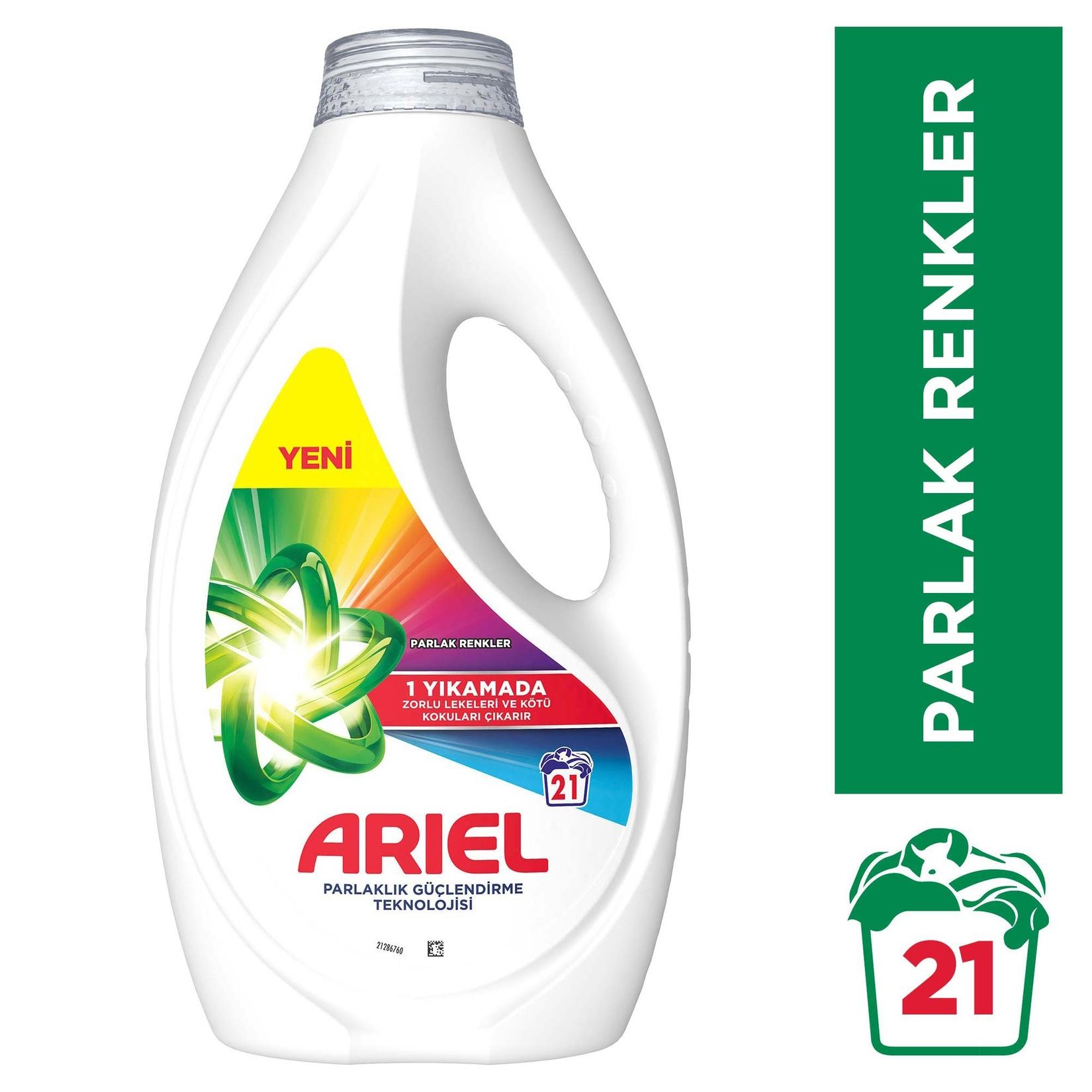 Ariel Parlak Renkler Sıvı Çamaşır Deterjanı 945 ml