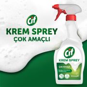 Cif Krem Sprey Amonyak Yüzey Temizleyici En Zorlu Yağ ve Kirleri %100 Çıkarır 750 ml