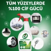 Cif Krem Sprey Amonyak Yüzey Temizleyici En Zorlu Yağ ve Kirleri %100 Çıkarır 750 ml