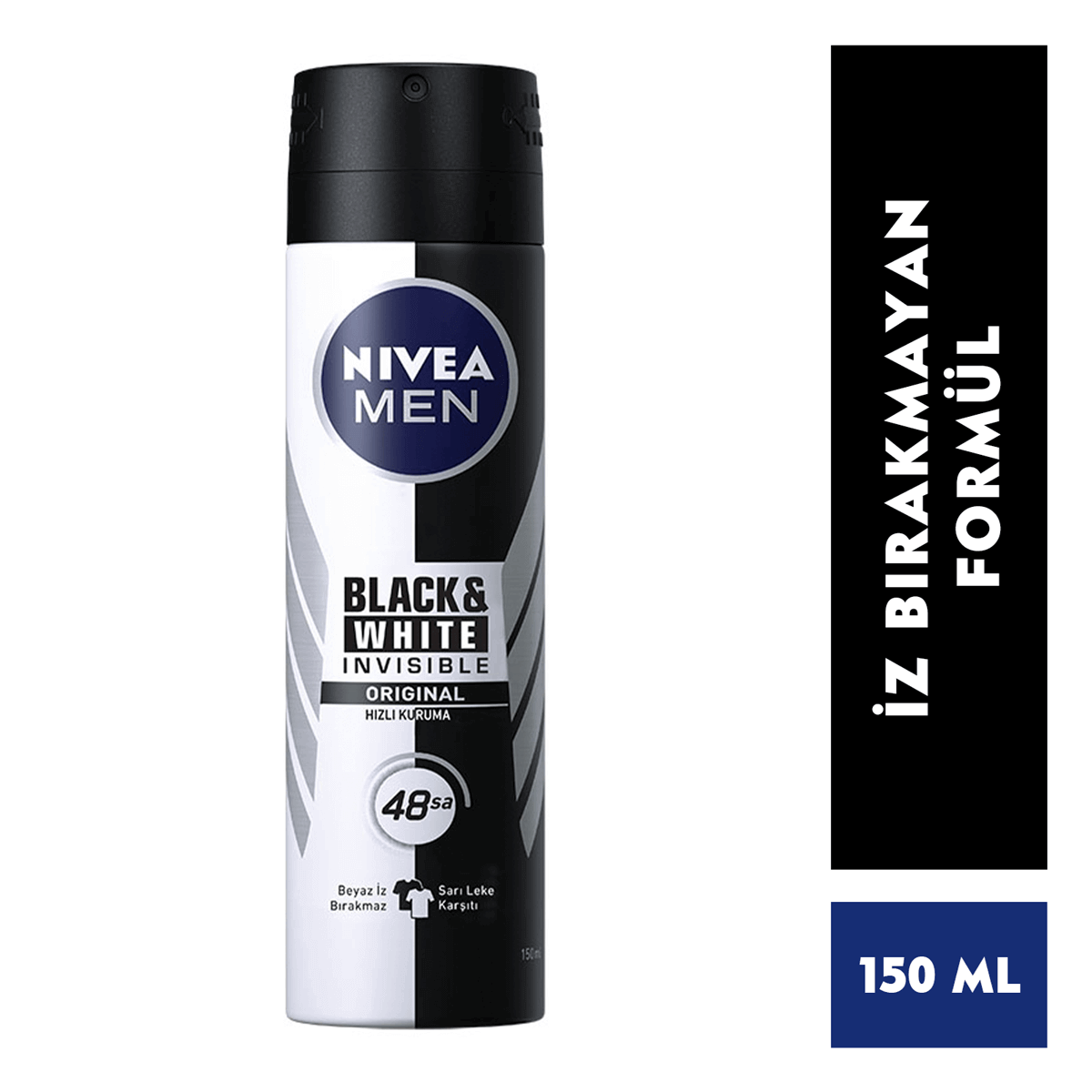 Nivea Deodorant Sprey Black & White Power 150 ml Erkek