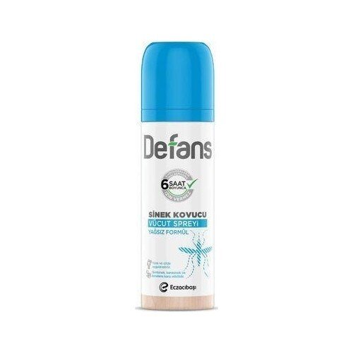 Defans Sinek Kovucu Vücut Spreyi Yağsız Formül 100 ml