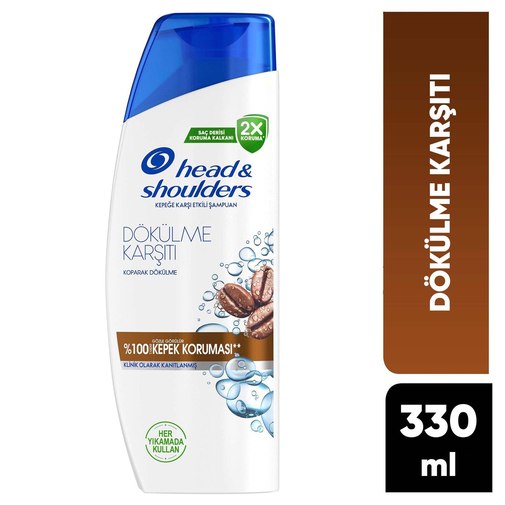 Head&Shoulders Şampuan Saç Dökülmesine Karşı Kafein Etkili 330 ml