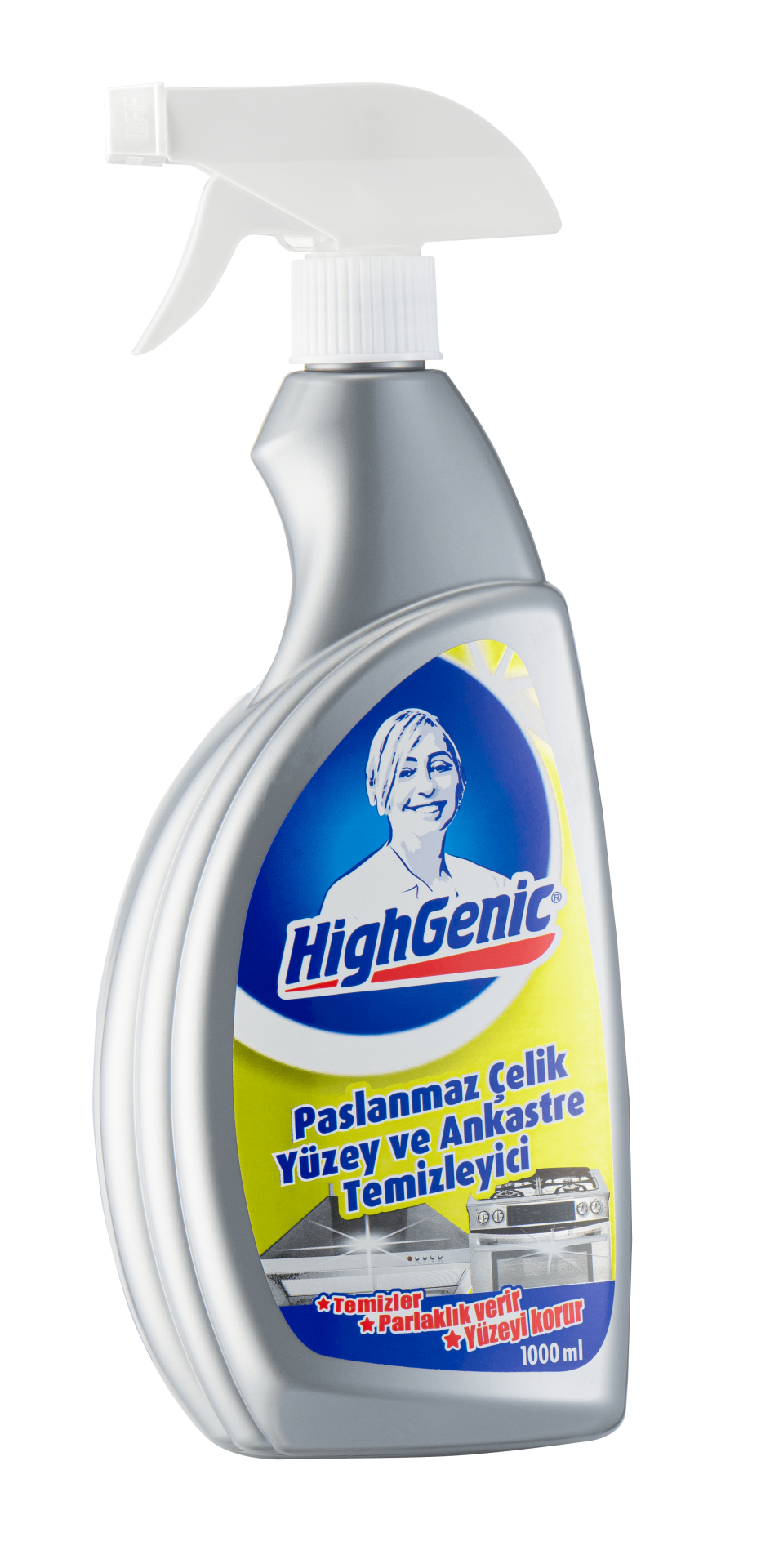 Highgenic Paslanmaz Çelik Yüzey ve Ankastre Temizleyici 750 ml