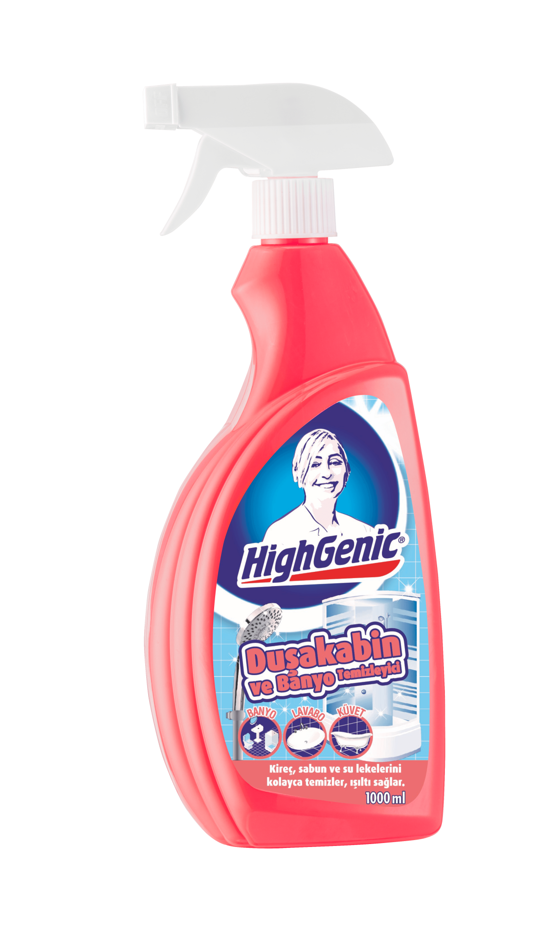 HighGenic Duşakabin ve Banyo Temizleyici 1000 ml