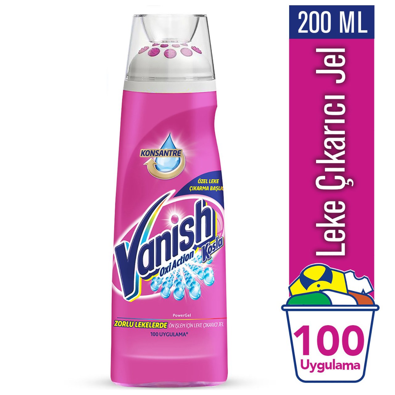 Vanish Kosla Ön İşlem İçin Leke Çıkarıcı Jel 200 ml