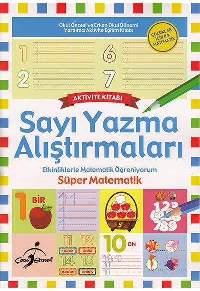 Süper Matematik - Sayı Yazma Alıştırmaları