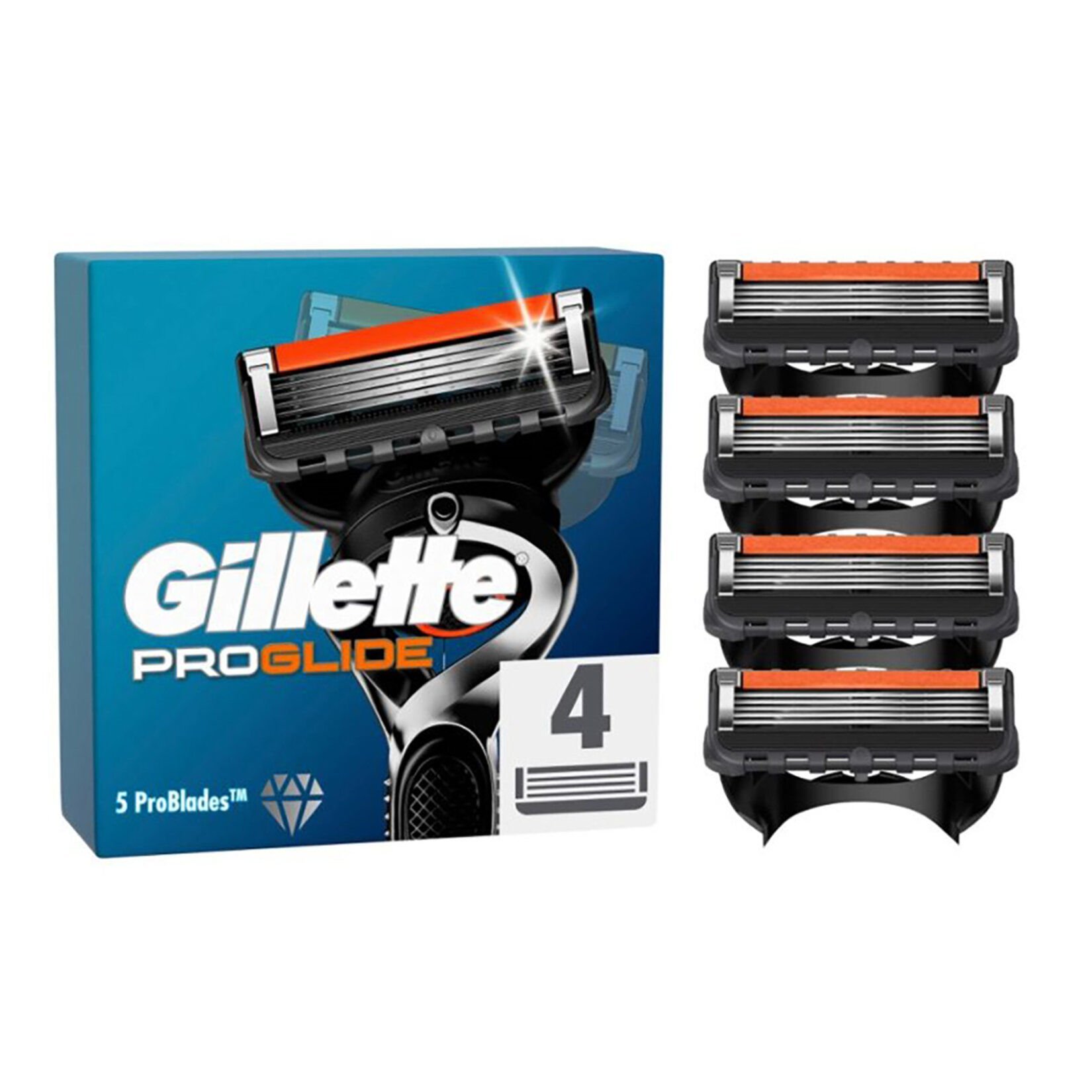 Gillette Fusion ProG'lide Yedek Tıraş Bıçağı 4 Adet