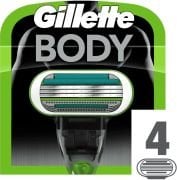 Gillette Body Vücut için Tıraş Bıçağı 4'lü