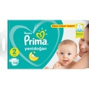 Prima Bebek Bezi Yeni Bebek 2 Beden Mini Mega Fırsat Paketi 128 Adet