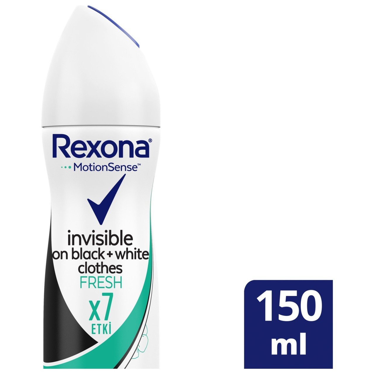 Rexona Invısıble Black&White Fresh Bayan Deo Sprey 150 ml