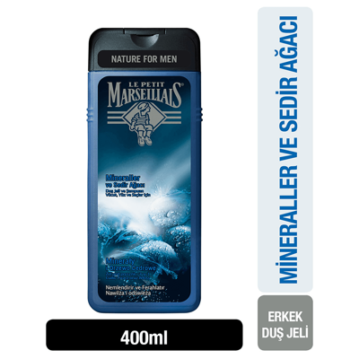 Le Petit Marseillais Mineraller ve Sedir Ağacı Duş Jeli 400 ml