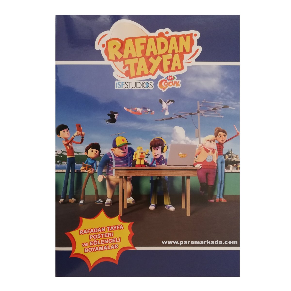 Rafadan Tayfa Çıkartmalı Boyama Kitabı - 2