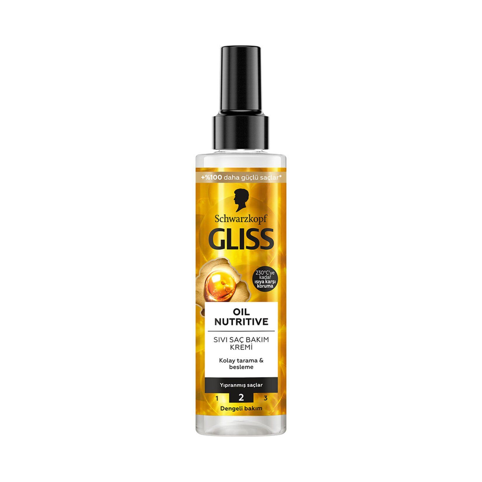 Gliss Oil Nutritive Sıvı Saç Kremi 200 ml