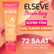 L'Oreal Paris Elseve Dream Long Saç Bakım Kremi Süper Fön 150 ml