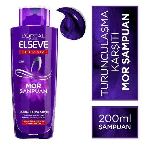 L'Oreal Paris Elseve Turunculaşma Karşıtı Mor Şampuan 200 ml