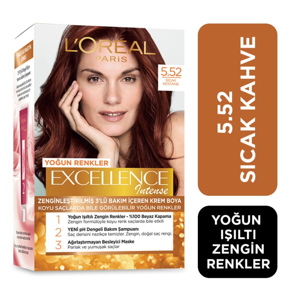 L'Oréal Paris Excellence Intense Saç Boyası 5.52 - Sıcak Kestane