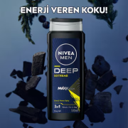Nivea Men Duş Jeli Deep Extreme 500 ml