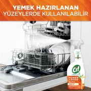 Cif Power Shine Cleanboost Sprey Temizleyici Mutfak İçin Temizleyici ve Yağ Çözücü 750 ml
